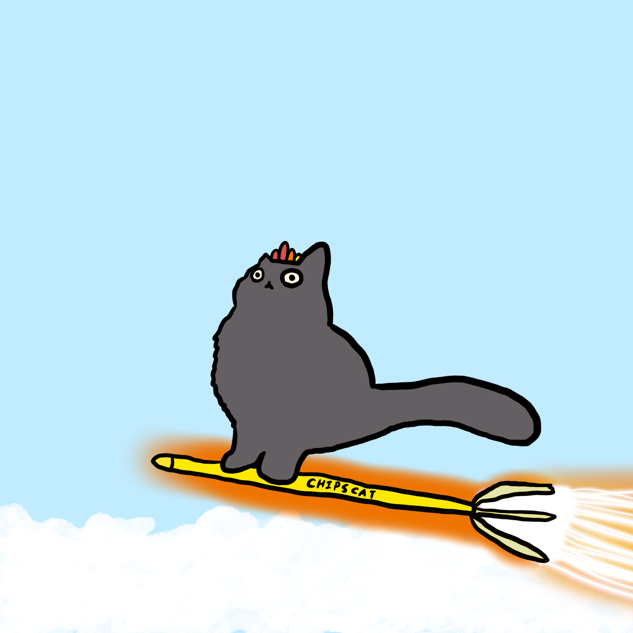 LINE貼圖_薯條貓貓chipscat